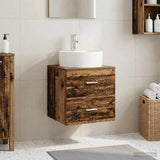 Wall-Mounted Sink Vanity Old Wood 49.5 x 44.5 x 65 cm 890300