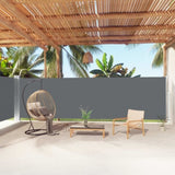 Retractable Side Awning Anthracite 180x1000 cm 318038