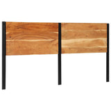 Headboard 200 cm Solid Wood Acacia and Iron 4017560