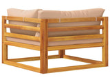 Sectional Corner Sofa with Cushions Natural 42028336