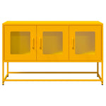 ZNTS TV Cabinet Mustard Yellow 100.5x39x60.5 cm Cold-rolled Steel 853341