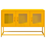 ZNTS TV Cabinet Mustard Yellow 100.5x39x60.5 cm Cold-rolled Steel 853341