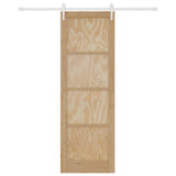 Sliding Door Other ORKDAL Natural and white 78 x 232 cm 3333754