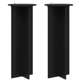 Plant Stand 2 pcs Black 40 x 100 cm Engineered Wood 899691