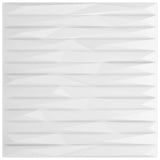 Wall Panels 24 pcs White 50x50 cm XPS 6 m Stone 356938