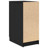 Office Cabinet Black Oak 33 x 50 x 75 cm Engineered Wood 862103