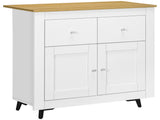 Sideboard Storage Cabinet, Modern Kitchen Cupboard with Double Doors and Drawers for Dining Room, T3398P329845