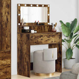 Bedroom Dressing Tables Smoked Oak 80 x 39.6 x 135 cm 888972