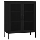 Storage Cabinet Black 80x35x101.5 cm Steel 336178