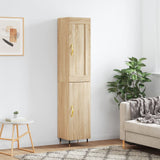 Highboard Sonoma Oak 34.5x34x180 cm Engineered Wood 3200116