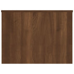 ZNTS Coffee Table Brown Oak 80x55.5x41.5 cm Engineered Wood 819271
