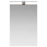Bathroom Mirror Cabinet Smoked Oak 40 x 10.5 x 60.5 cm 889035