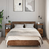 Bedside Cabinets 2 pcs Old Wood 34x35.5x70 cm Engineered Wood 857251