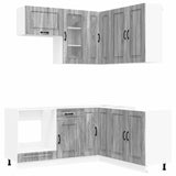 Kitchen Unit KALMAR 8 pcs Grey Sonoma Engineered Wood 3438377