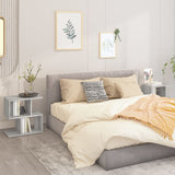 Bedside Cabinets 2 pcs Grey Sonoma 50x30x51.5 cm Engineered Wood 815831