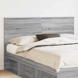Headboard with Headboard Grey Sonoma 160 cm Engineered wood 887743