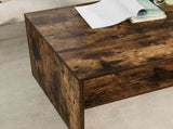 Coffee Table Smoked Oak 80 x 50 x 40 cm Engineered Wood 8000280