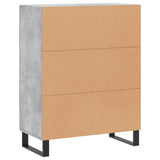 Sideboard Concrete Grey 69.5x34x90 cm Engineered Wood 827816