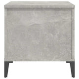 Coffee Table Concrete Grey 60x44.5x45 cm Engineered Wood 819576