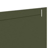 Lawn Edging 20 pcs 102 x 15 x 4 cm Steel Olive Green 8008773