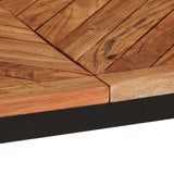 Dining Table 200x100x75 cm Solid Wood Acacia 373620