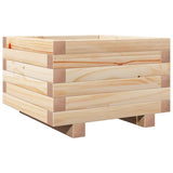 ZNTS Garden Planter 40x40x26.5 cm Solid Wood Pine 847288