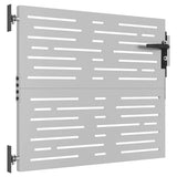 Garden Gate 85 x 75 cm Powder-coated steel Black Lockable 153244