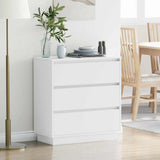 Bedside Cabinet White 71 x 34.5 x 75 cm Engineered wood 869634