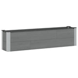 Garden Raised Bed Grey 150 x 30 x 36 cm 42039020