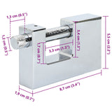 Padlock 12 pcs Silver Steel 42020743