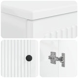 3 Piece Bathroom Cabinet Set EDE High Gloss White 3417418