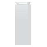 Console Table High Gloss White 102x30x80 cm Engineered Wood 808329