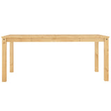 ZNTS Dining Table Panama 180x90x75 cm Solid Wood Pine 4005708