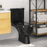 Toilet With Cistern Black 240550
