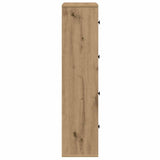 Bookcase Artisan Oak 60x24x101.5 cm Engineered Wood 860399