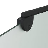 Shower Enclosure Manual Black 120 x 68 x 130 cm 42018547