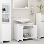 ZNTS Bathroom Cabinet High Gloss White 60x33x61 cm Engineered Wood 802648