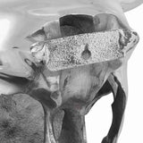 Bull Skull Silver 34 x 13 x 53 cm Aluminium 42000134