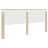 Headboard with Headboard Sonoma Oak 200 cm Engineered wood 887717