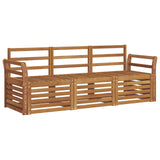 Sofa Sets 3 pcs Natural Solid Acacia Wood 3374289