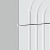 Bedside Cabinet White 62 x 34.5 x 48 cm Engineered Wood 894085