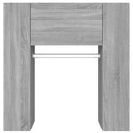 ZNTS Hallway Cabinet Grey Sonoma 97.5x37x99 cm Engineered Wood 820515