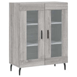 Highboard Grey Sonoma 69.5x34x180 cm Engineered Wood 3199639