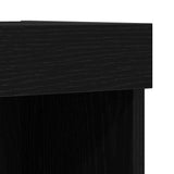 TV Cabinet Set Wall-mounted 8 pcs Black oak Engineered wood 3334388