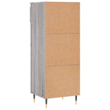 Shoe Cabinet Grey Sonoma 40x36x105 cm Engineered Wood 831458