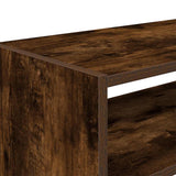 Shoe Racks 2 pcs Stackable Smoked Oak 60x30x30.5 cm 858866