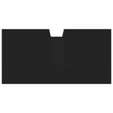 Bathroom Sink Cabinet Black Engineered wood Medium 842436