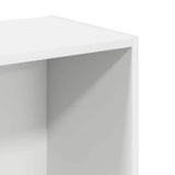 Bookcase White 40x30x76,5 cm Engineered Wood 800927