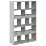 Bookcase Concrete Grey 100x33x156.5 cm Engineered Wood 3309369