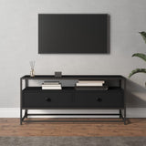 TV Cabinet Black 100x35x45 cm Engineered Wood 826305